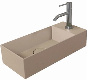 Salenzi Spy Fontein met clickwaste 45x20 cm mat taupe