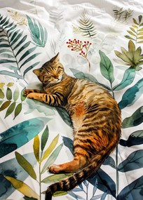 Ilustratie Cats life 2, Justyna Jaszke, (30 x 40 cm)