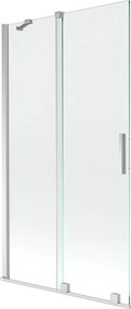 Mexen Velar douchewand 2-delig schuifbaar 100 x 150 cm, transparant, chroom - 896-100-000-01-01