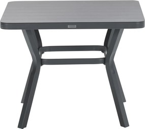 Garden Impressions Ross tuinset 5-delig zwart - Mina tuintafel 90x90 cm
