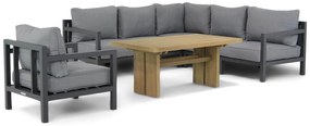 Dining Loungeset 6 personen Aluminium Grijs  Lifestyle Garden Furniture Lagos/Brighton