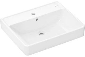 Hansgrohe Xanuia Q Wastafel - 60x48cm - keramiek - vrijhangend - 1 kraangat - glans wit 60133450