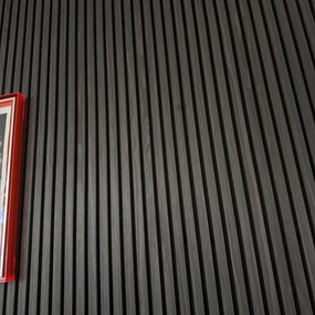 AKU Paneel Akoestisch Vilt Zwart 270x60x2,1cm - 270 cm x 60 cm x 2.1 cm | 10 kg | Paneli akoestische wandpanelen - AKU Wandpanelen