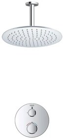 GROHE Grohtherm Regendoucheset Inbouw - hoofddouche 30cm - 1 functie - plafondarm 20cm - chroom SW236914 sw105953 SW696252 SW377830