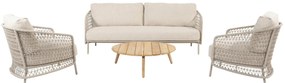 4 Seasons Outdoor Puccini loungeset Sale Loungeset   beige weerbestendig