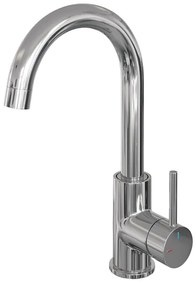BRAUER Stripe Hoge Opbouw Wastafelmengkraan - draaibare ronde uitloop - model A - chroom 5-CE-003-R5