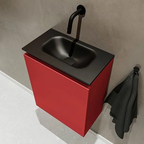 Mondiaz Ture 40cm toiletmeubel fire met wastafel urban midden geen kraangat