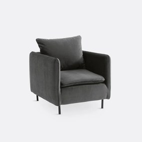 Fauteuil in fluweel, Ivete