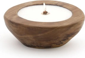 Buitenkaarsen | Tierra Outdoor Bowl | Teakhout | Natural Teak | ø 20cm | Kees Smit Tuinmeubelen