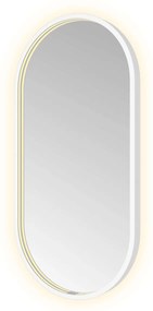 Hotbath &More Oval spiegel ovaal 40x80cm wit mat
