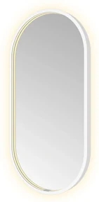 Hotbath &More Oval spiegel ovaal 40x80cm wit mat