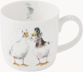 Set van 6 Fine-Bone-China koffiekopjes Duck Love
