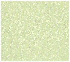 Inpakpapier, groen, schermbloem 70 x 250 cm