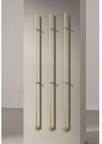 Instamat Jay Elektrische Handdoekradiator 172cm hoog 29Watt Messing (goud) OUTLETSTORE JAY011