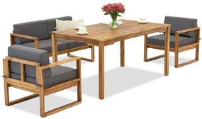 Acaciahouten tuinmeubelen van Maskat Apetito 4 Garden Point