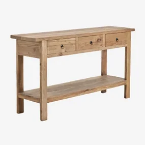 Console 170x45 Cm In Gerecycled Hout Kirena ↔︎ 170 Cm - Sklum