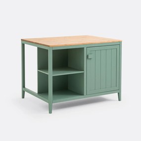 keukeneiland in massief dennenhout, Carlos