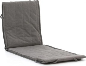 Ligbedkussen Tuin | Grijs-Antraciet | Polyester/Polypropyleen | Madison | 200x65cm | Kees Smit Tuinmeubelen
