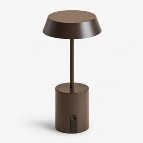 Draadloze Led-tafellamp Uliana Bruin – Chocolade - Sklum