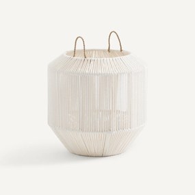 Ronde handgeweven katoenen mand, groot model, FOLO