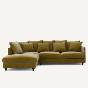 Fluwelen hoekslaapbank, Lazare