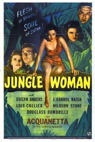 Ilustratie Jungle Woman Poster