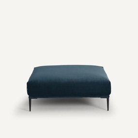 XL fluwelen poef, Oscar, ontwerp Emmanuel Gallina