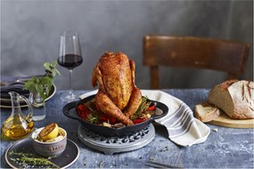 Staub Specialities Kippenbrader 24 cm, Zwart - Specialities - Staub