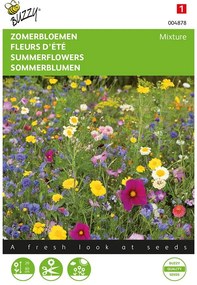 Buzzy seeds bloemenweide - Gemengde zomerbloemenzaden
