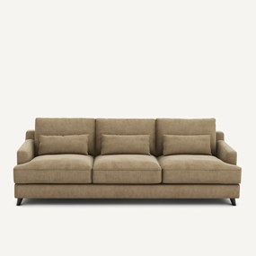 Bank 3- of 4-zits, van stonewashed fluweel, ALWINE