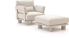 + 10% kassakorting | Lounge tuinstoel | Bellagio Battuello | Aluminium | Taupe | Kees Smit Tuinmeubelen