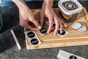 ZWILLING Fresh &amp; Save CUBE CUBE-set labelplaatsers, 3-delig, Grijs - Fresh &amp; Save CUBE - ZWILLING