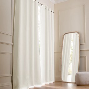 Verduisterend linnen gordijn met oogjes Colin