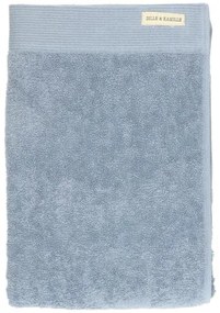 Handdoek, gerecyclede katoen, lichtblauw, 70 x 140 cm