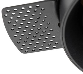 Moderne inbouwspot zwart GU10 AR111 rond trimless - Oneon Honey