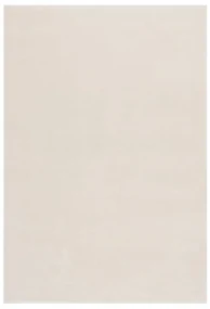 vidaXL Vloerkleed wasbaar zacht shaggy anti-slip 160x230 cm crèmekleur