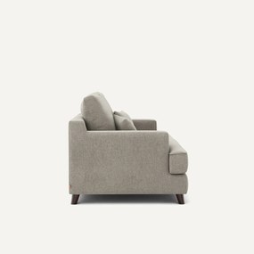 2-zits compacte bank in chenille fluweel, Alwine