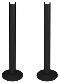 Eastbrook Pipes verdekking radiatorbuis 20cm met rozet zwart