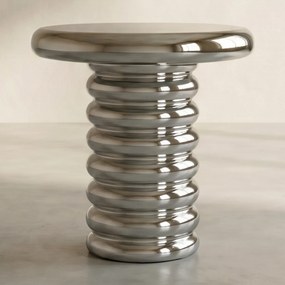 Bijzettafel Schroefdesign - 41 X 41cm.