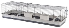 Ferplast Konijnenhok Krolik 200 205x60x50 cm grijs