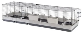 Ferplast Konijnenhok Krolik 200 205x60x50 cm grijs