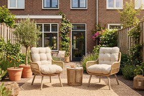 Bistroset 2 personen  Rope Zand/Beige Coco Comforta
