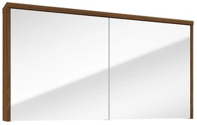 Fontana Basic spiegelkast 117cm met 2 deuren walnoot