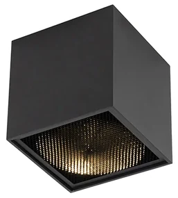 Design opbouwSpot / Opbouwspot / Plafondspot zwart GU10 111mm - Box Honey Design GU10 kubus / vierkant Binnenverlichting Lamp