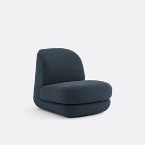 Stoel van boucléstof Lega