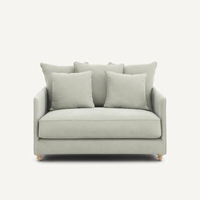 2-zits slaapbank in stonewashed fluweel, Lazare