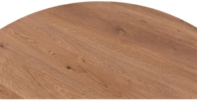 Goossens Eettafel Blade, Strak blad rond 120 x 120 cm 6 cm dik