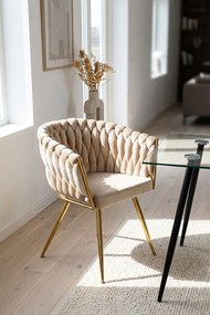 Widny Stoel Van Gouden Fluweel