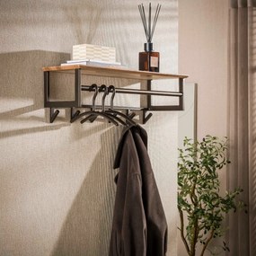 Stalen Kapstok Met Eikenhoutlook Plank