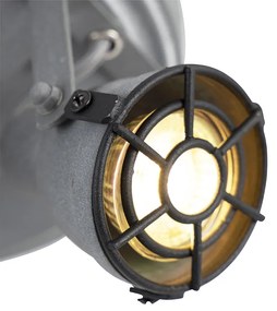 Industriële Spot / Opbouwspot / Plafondspot betonlook 3-lichts - Medox Industriele / Industrie / Industrial GU10 rond Binnenverlichting Lamp